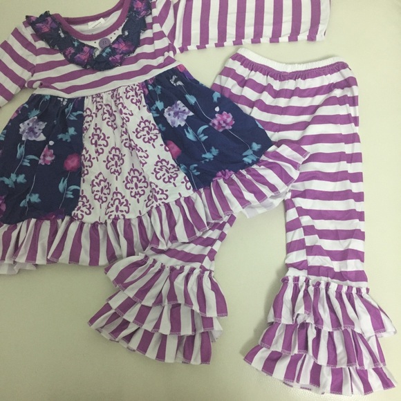 Floral 🌸🌺🌸 Embroidered pants outfit - Picture 5 of 8